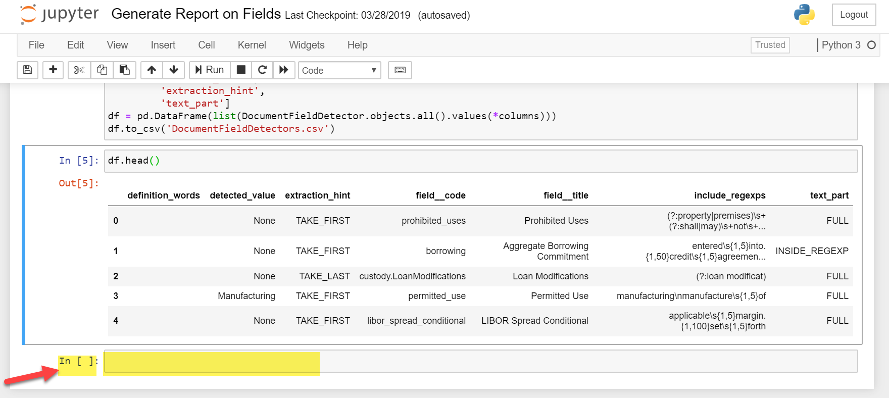 Using JupyterLab — LexPredict ContraxSuite documentation