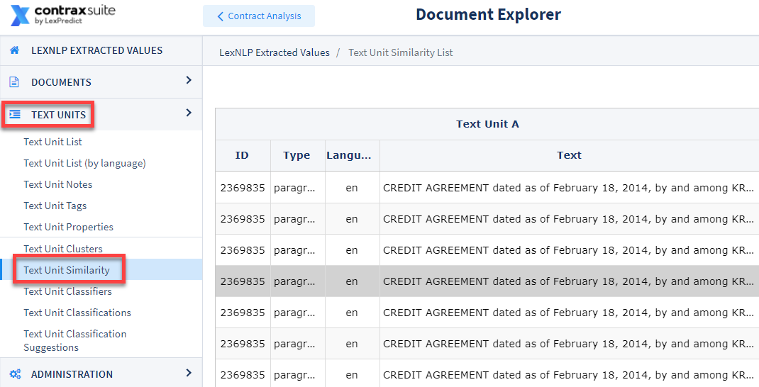 SimilarityMenu